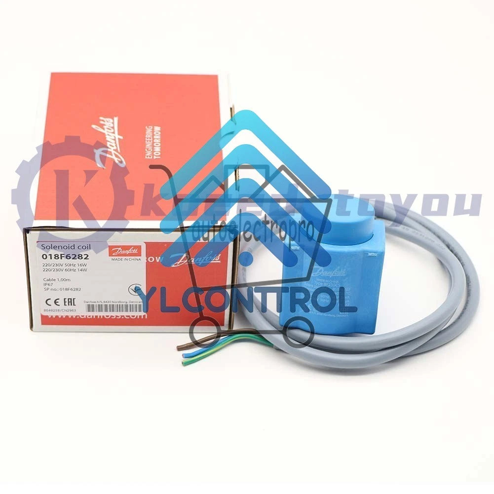 Danfoss 018F6282 Solenoid Coil 220-230 V,60 Hz, 14 W, 50 Hz, 16 W, IP20, BF230CS