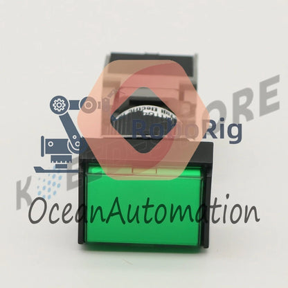 .1Pcs Fuji Green Illuminated Button AH164-TL AH164TL /RS