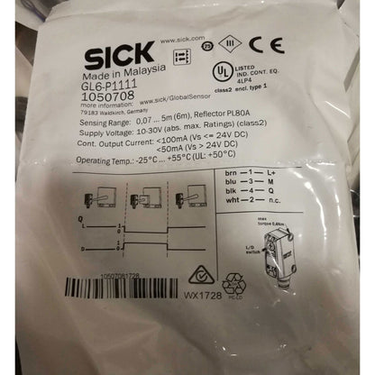new SICK GL6-P1111 Photoelectric Sensor One GL6P1111 - SICK