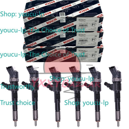 6X Bosch Fuel Injector 04123831 0445110558 For Deutz TCD3.6L4 Diesel Engine