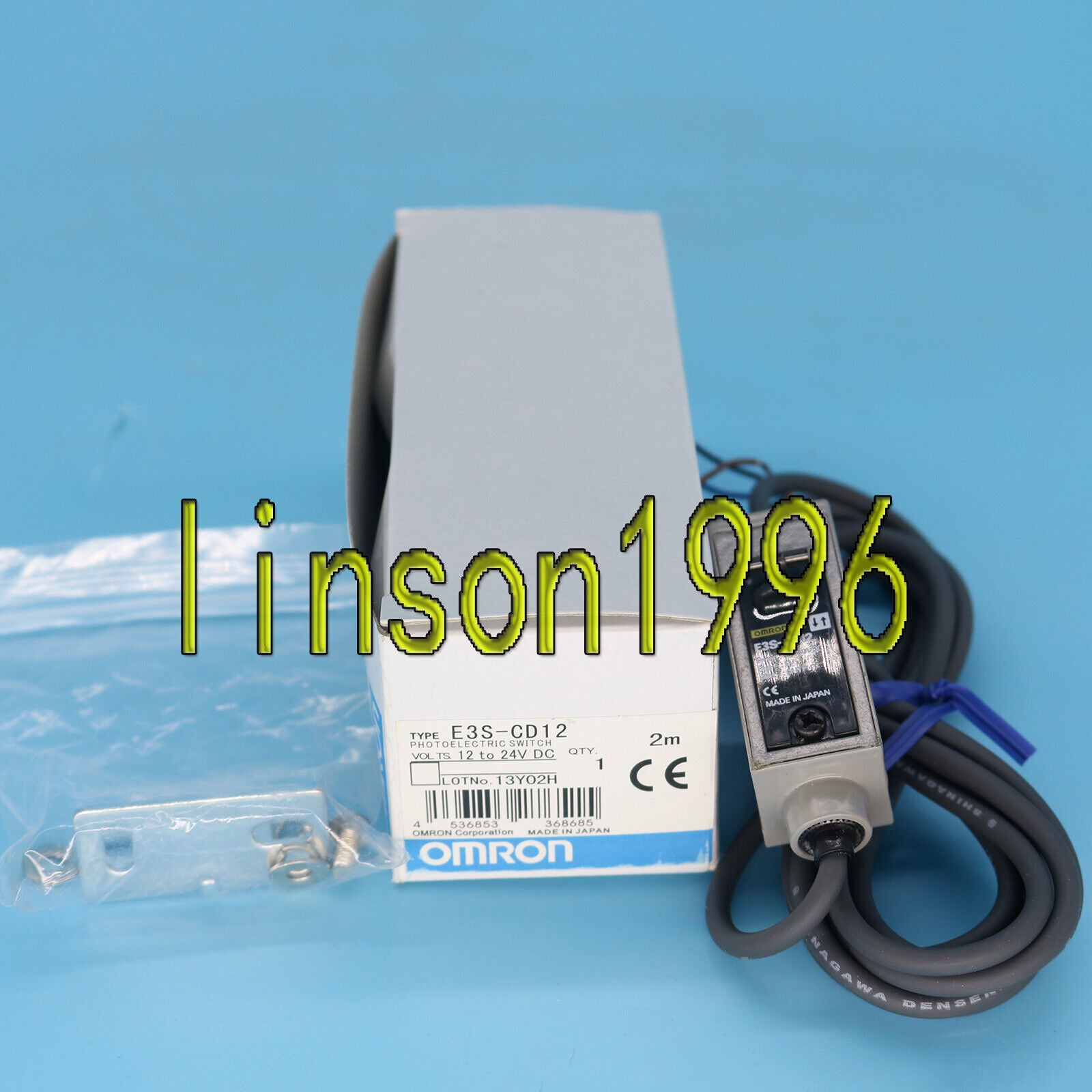 OMRON E3SCD12 Photoelectric Switch Sensor 10-30VDC 2M - OMRON