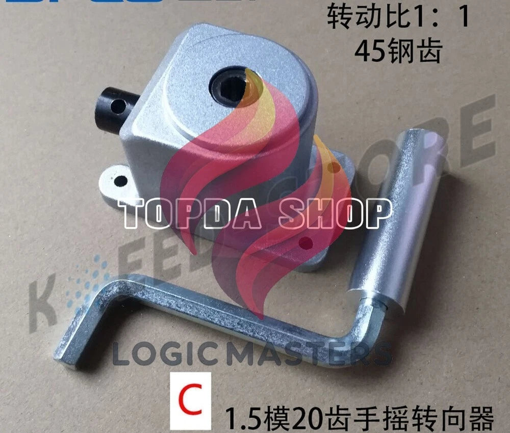 small steering gear, 90° bevel gear,1:1 bevel gear Right angle reverse gear box~