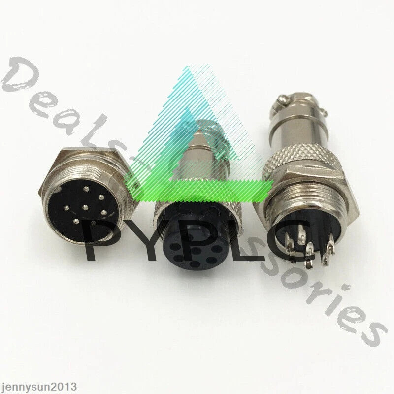 GX16/GX20/GX12 Ation Plug Male&Female Wire Panel Metal Connector 2/3/4/5/6Pin