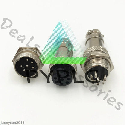 GX16/GX20/GX12 Ation Plug Male&Female Wire Panel Metal Connector 2/3/4/5/6Pin