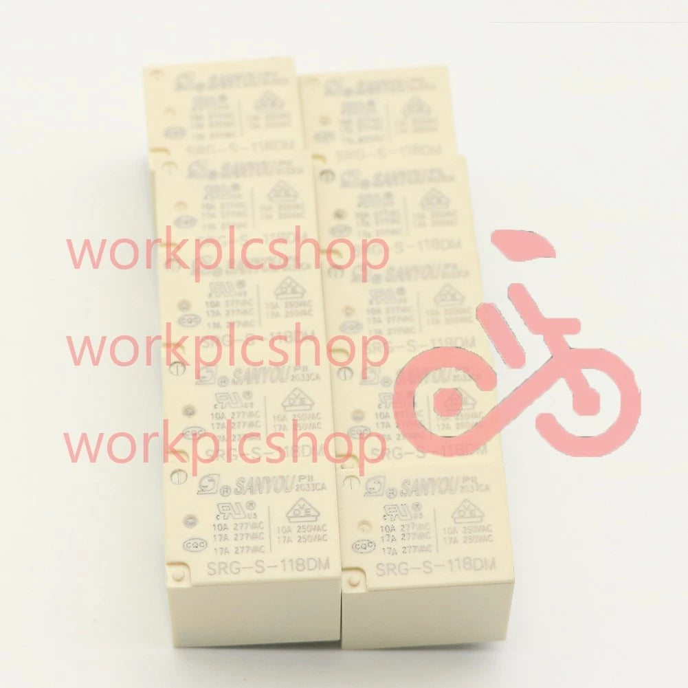 10PCS SANYOU SRG-S-118DM 18VDC Power Relay 4Pins 17A 277VAC #US