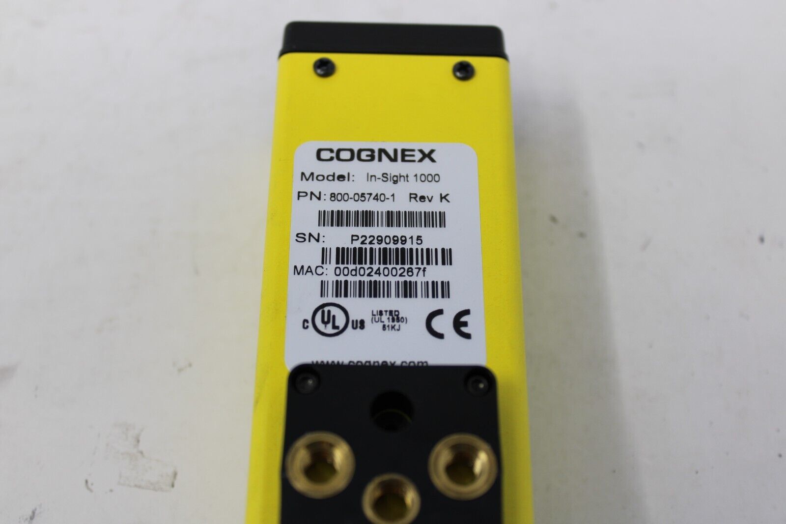 used Cognex 800-05740-1 In-Sight 1000 Camera