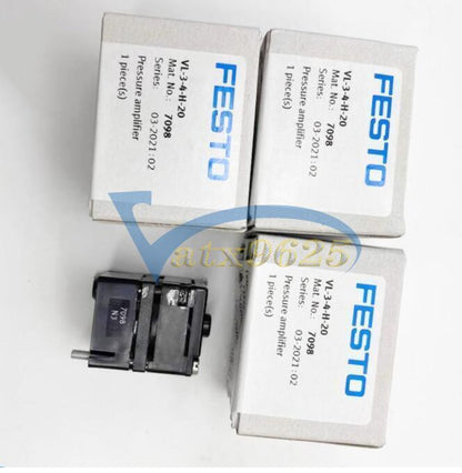 new 1PC FESTO VL-3-4-H-20 7098 Pneumatic Valve Pressure Amplifier - FESTO