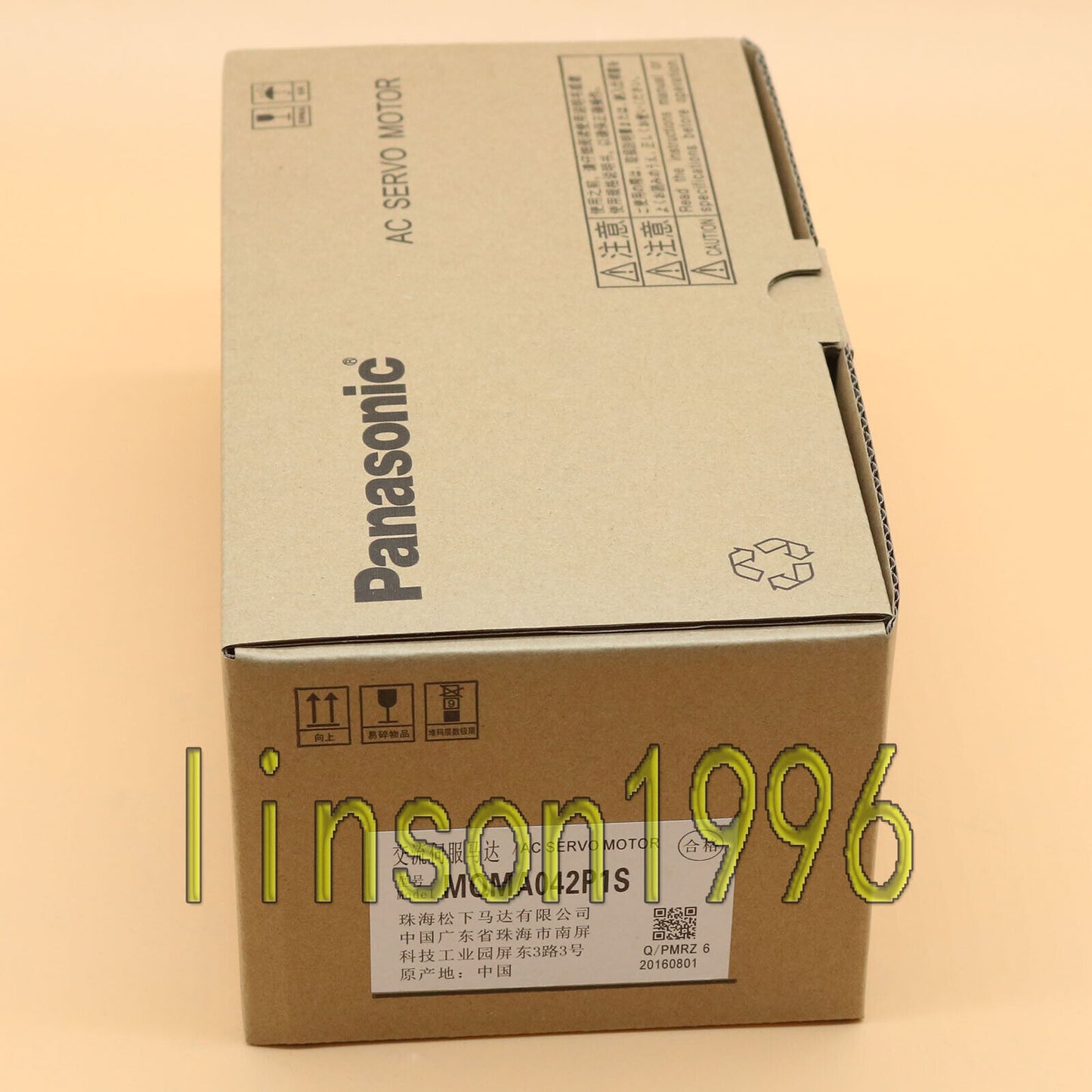 Panasonic AC Servo Motor MQMA042P1S, 1 Year - PANASONIC