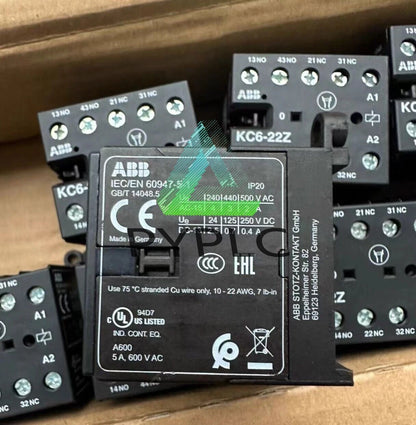 1Pcs ABB KC6-22Z-04 Mini Contactor Relay 110-125VDC GJH1213001R0224
