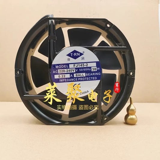 T-RN FJ145-2 AC220-240V 38W 0.22A Metal Cooling Fan