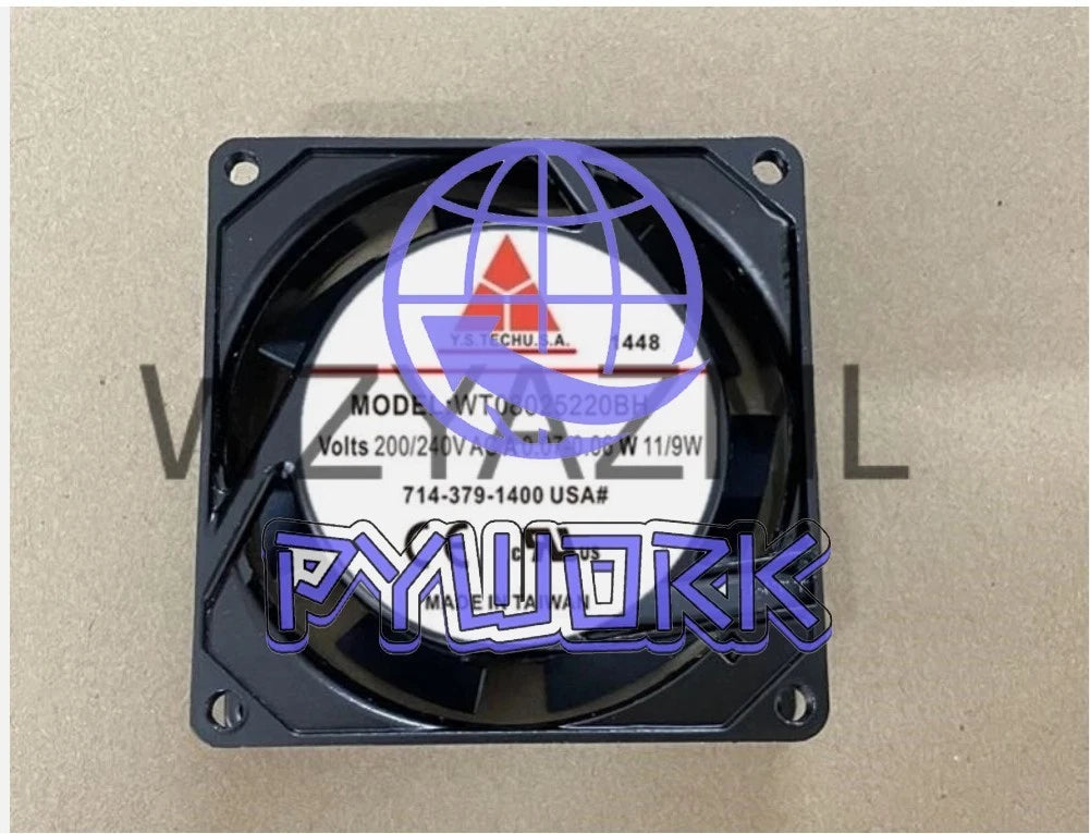1 pcs Yuanshan 17689 WT08025220BH axial flow AC cooling fan.#