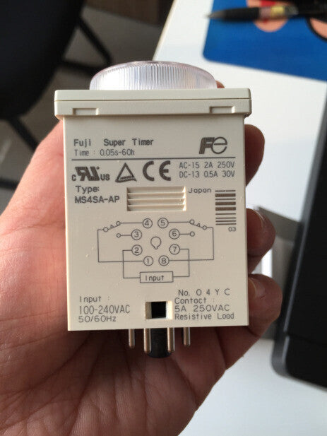 1PC FUJI MS4SA-AP Relay In Box 100-240VAC #FU