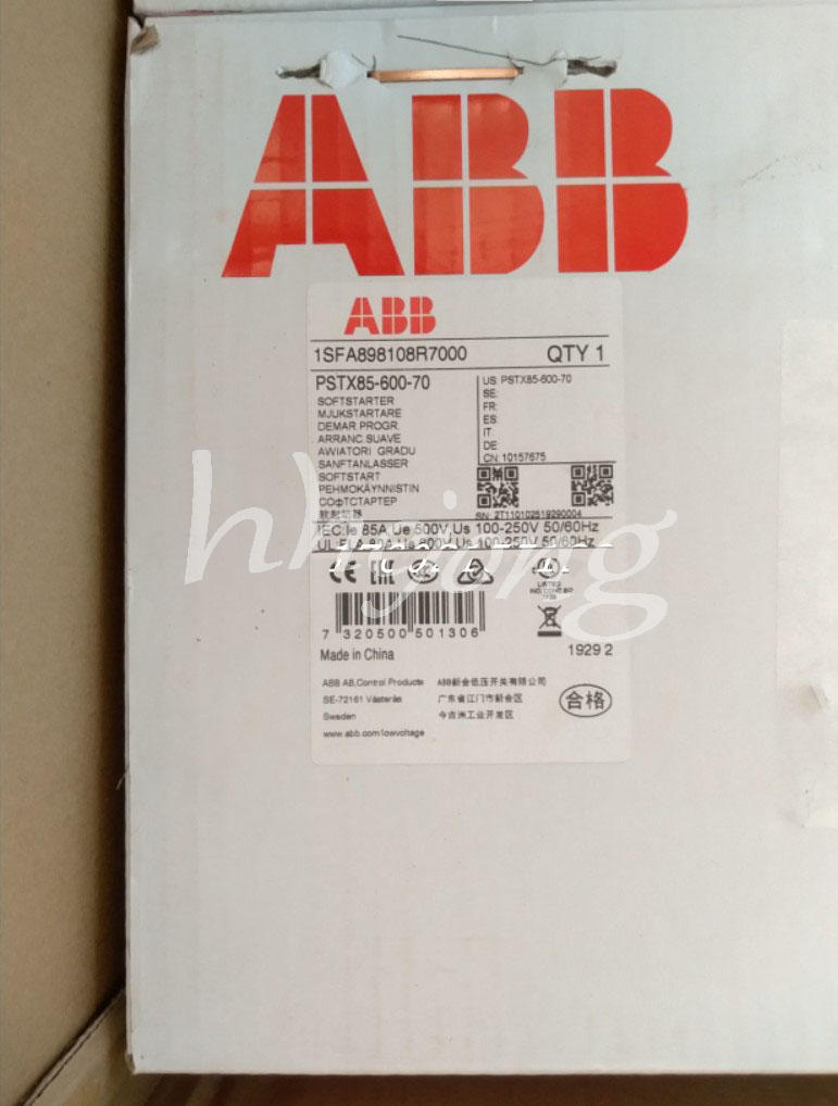 new 1PCS ABB soft starter PSTX85-600-70 1SFA898108R7000 - ABB