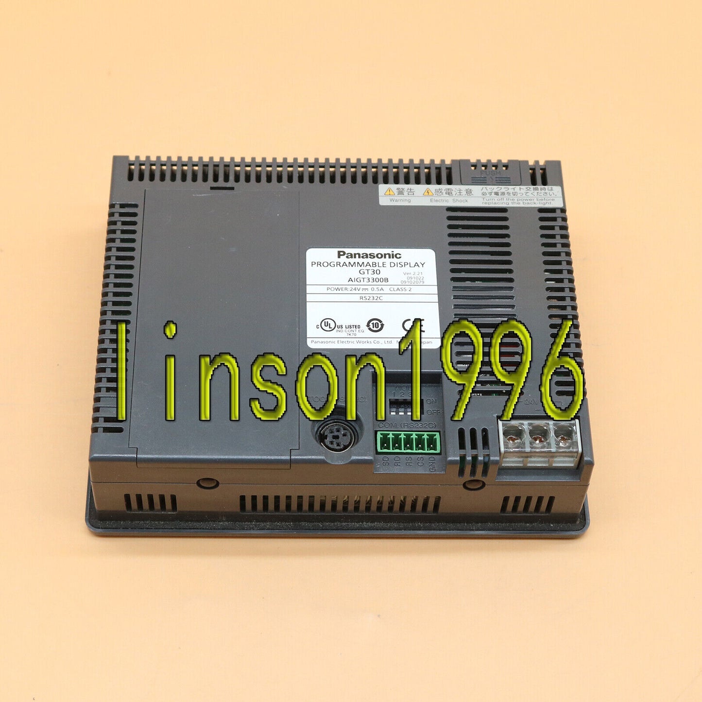 Used One Panasonic Programmable Display GT30 AIGT3300B tested good - PANASONIC