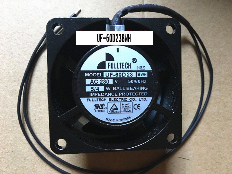 1PCS  FULLTECH cooling fan UF-60D23BWH 6CM 6030 220V 4/5W fan 2 Wire