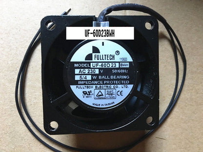 1PCS  FULLTECH cooling fan UF-60D23BWH 6CM 6030 220V 4/5W fan 2 Wire