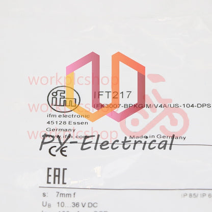 1Pc IFM IFT217 Inductive Sensor Threaded Type 10...30 DC PNP