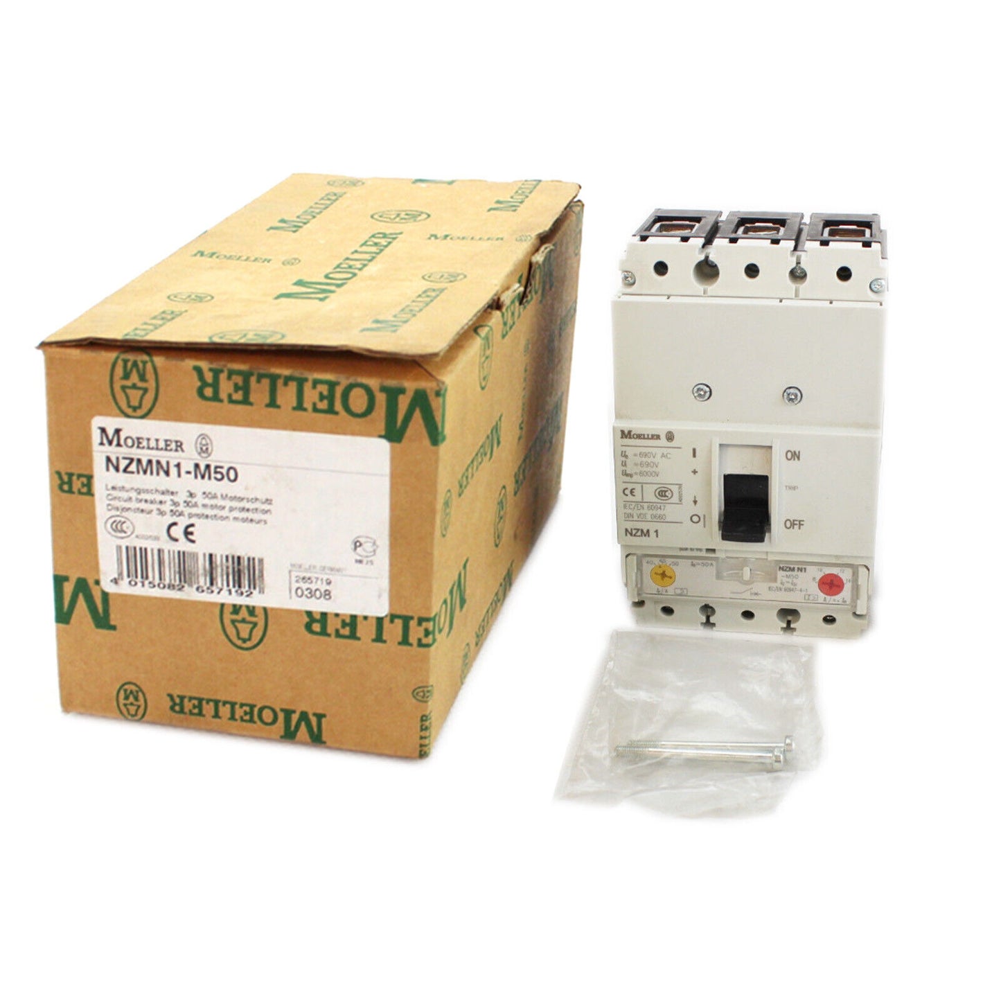 Moeller NZMN1-M50 Circuit Breaker Motor Protection - MOELLER