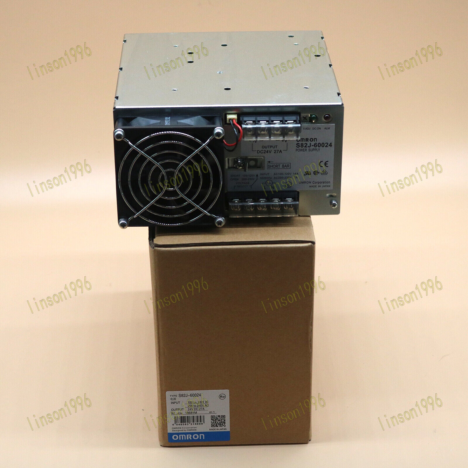 OMRON S82J-60024 Switching Power Supply - OMRON
