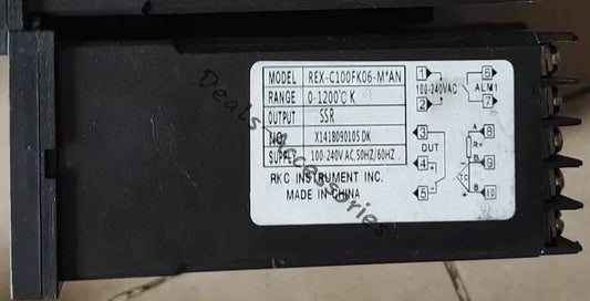 1Pcs RKC Temperature Controller REX-C100FK06-M*AN 0-1200°C
