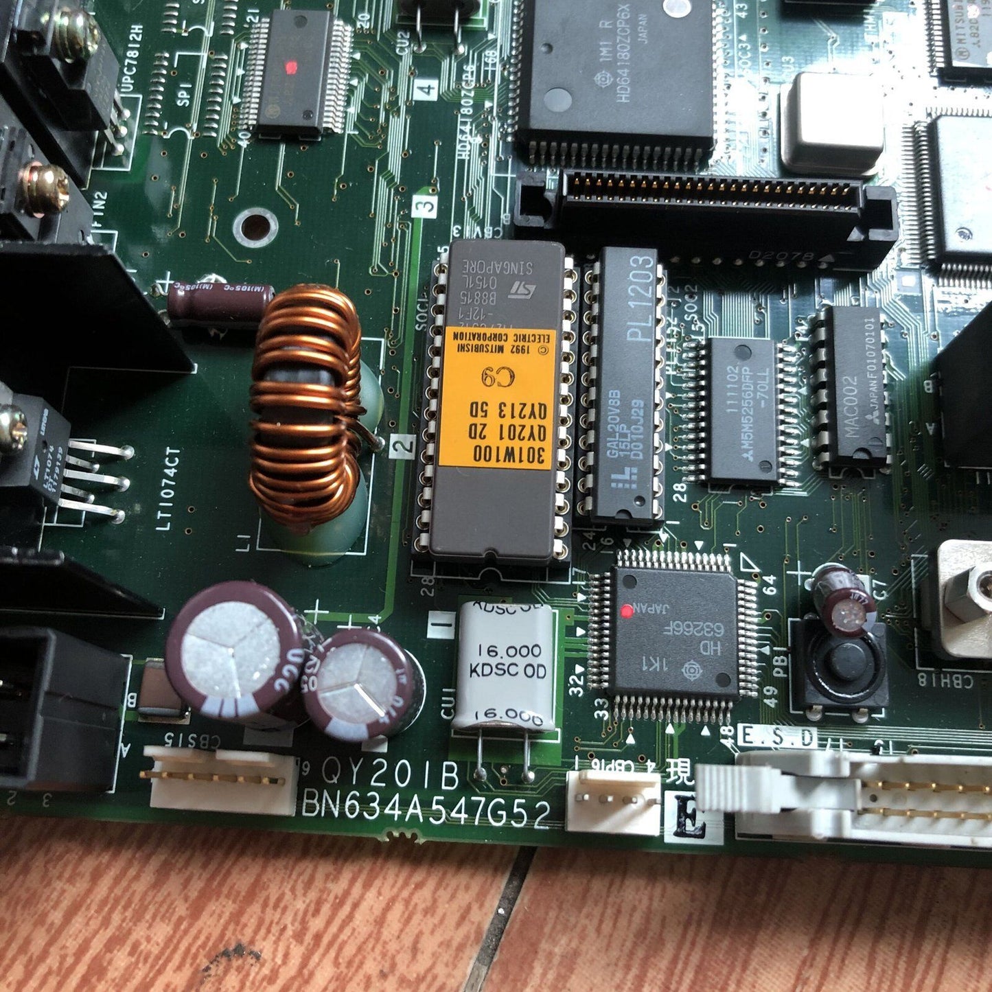 Mitsubishi Board QY201B Tested - Used in Good Condition - MITSUBISHI