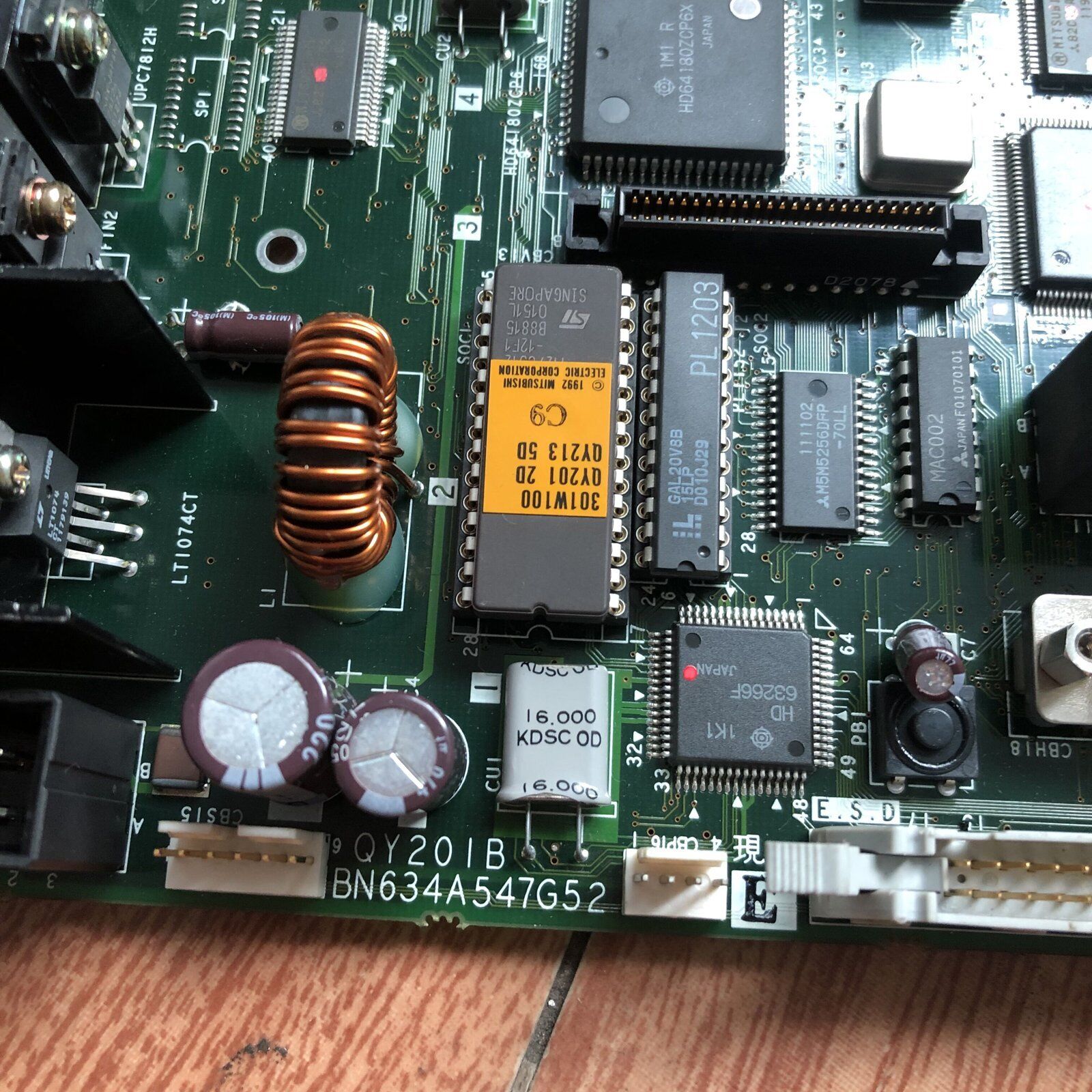 Mitsubishi Board QY201B Tested - Used in Good Condition - MITSUBISHI