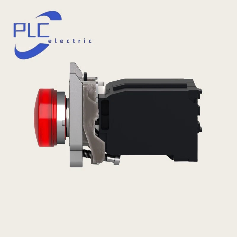 With Box Schneider XB4BV34 Pilot light Red indicator LED 110...120V AC #u