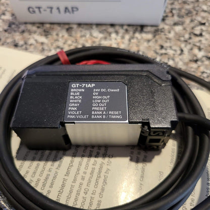 KEYENCE GT-71AP Amplifier DIN Rail Mount - KEYENCE