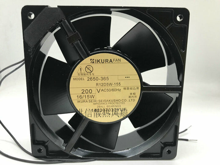 1pcs   KURA 2650-365 R12D5W-155 220VAC 50/60Hz 16/15W high temperature fan