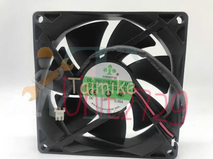 1 PCS POWERYEAR Fan PY-9225H12S DC 12V 0.35A 9CM 9025 2 Pin #un
