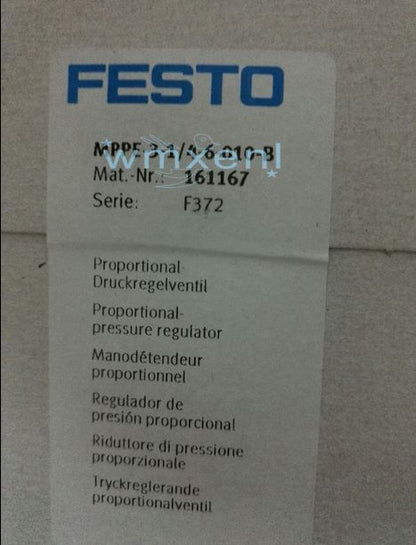 FESTO MPPE31/46010B 161167 Proportional Valve - FESTO