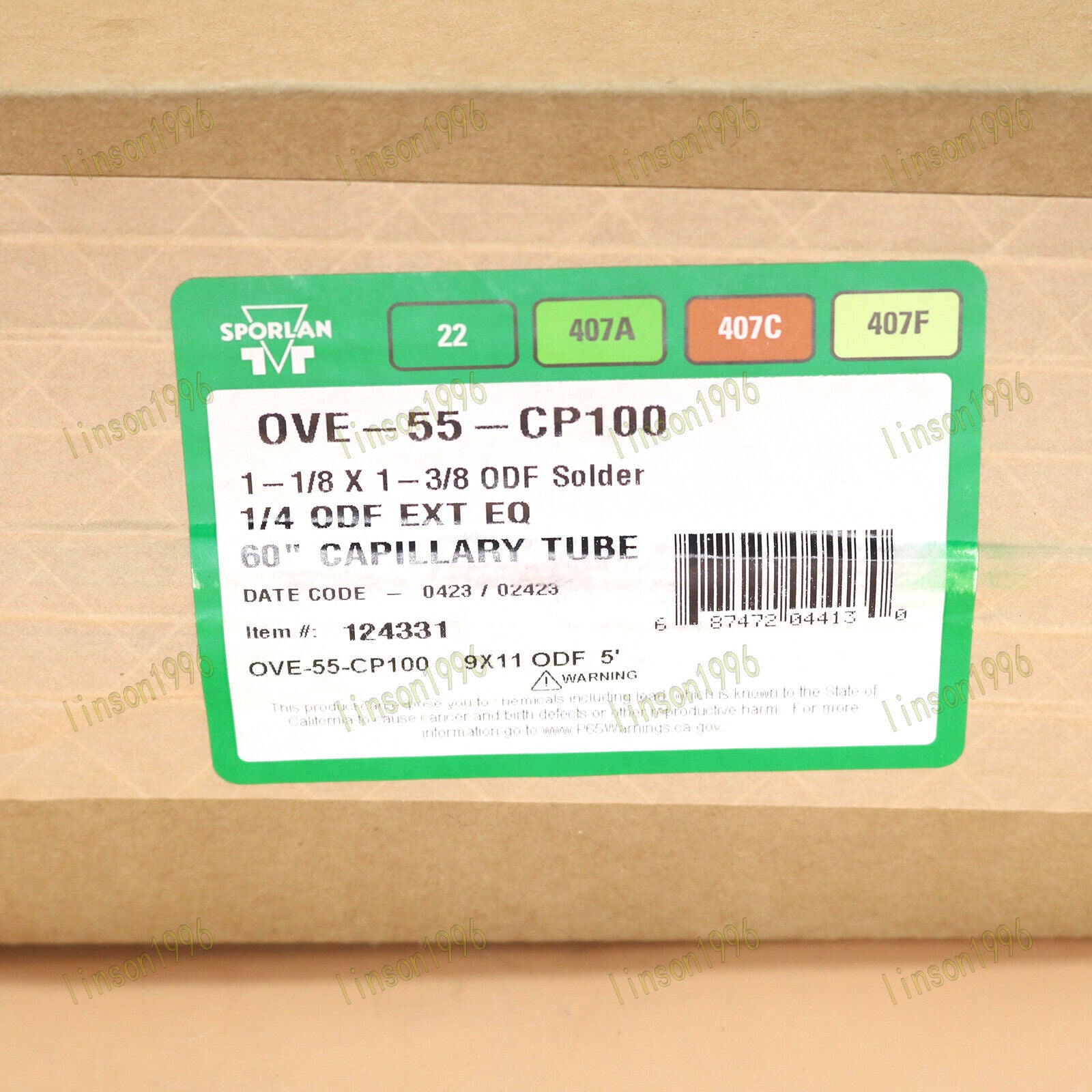 1PC OVE-55-CP100 Thermal Expansion Valve for SPORLAN - SPORLAN