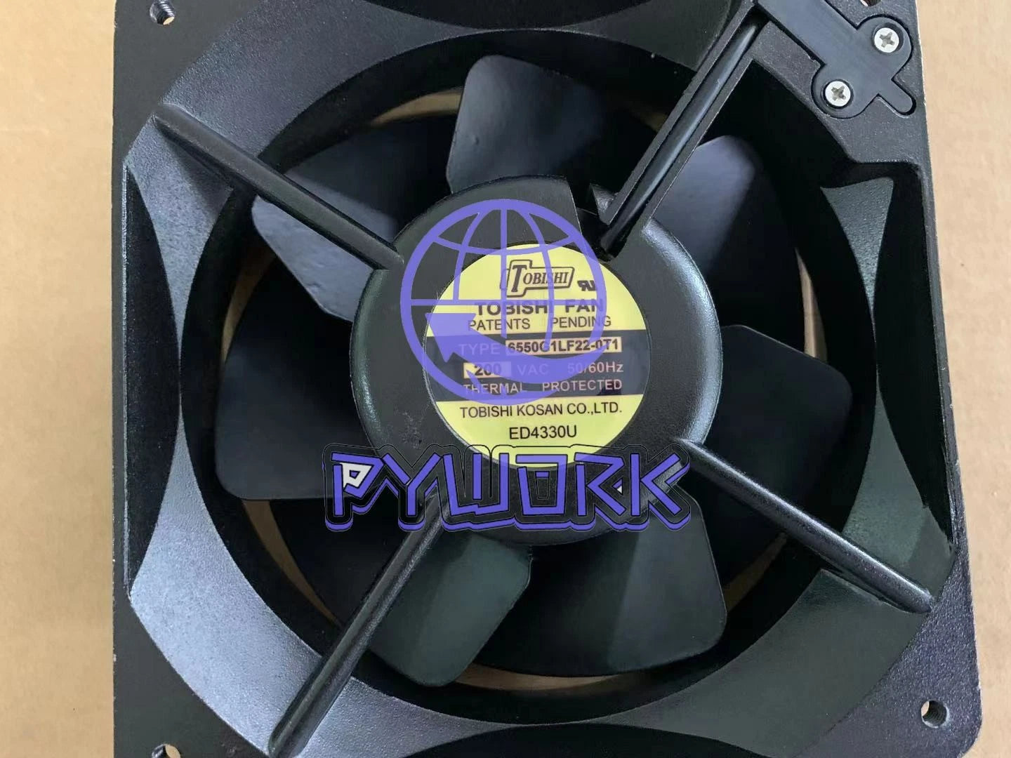 TOBISHI TYPE 6550G1LF22-0T1 200V all metal high temperature resistant fan