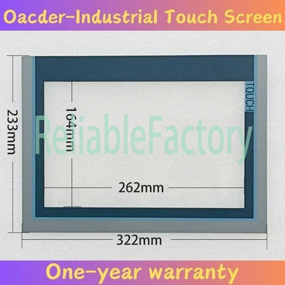 1PCS Touch Screen Panel Glass TP1200 Comfort 6AV2124-0MC01-0AX0 +Overlay Film
