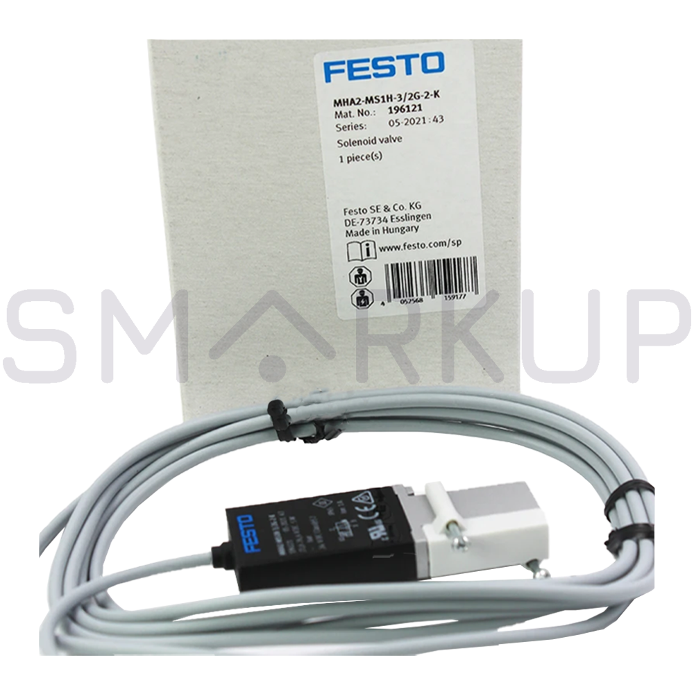 new  In Box FESTO MHA2-MS1H-3/2G-2-K 196121 Solenoid Valve