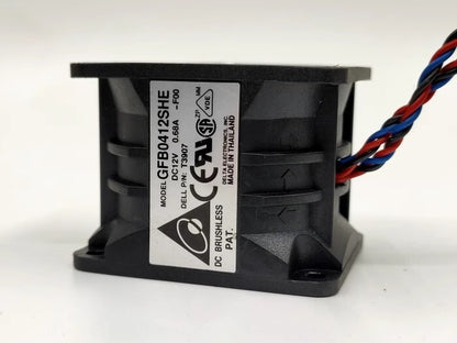 Delta GFB0412SHE-FOO DC12V 0.68A PE1750 P1185 Server Cooling Fan