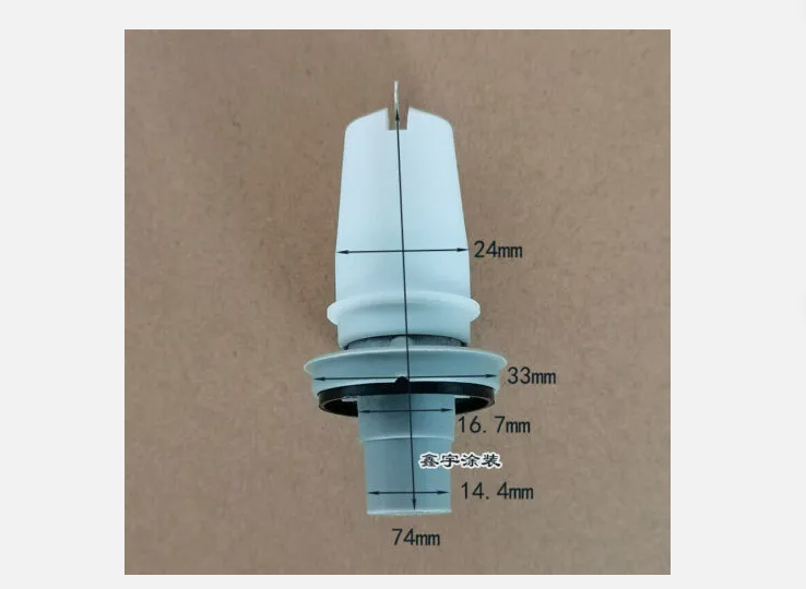 new 1set Electrode Assembly + Flat nozzle For nordson encore manual spray gun
