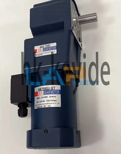 6GU 75RT+6IK200GU-SFT GEAR MOTOR 200W 220/380V 50/60Hz 1.2/0.58A 1350/1550rpm～