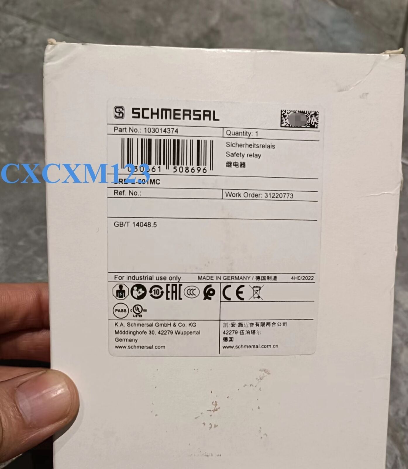 new SRB-E-301MC SCHMERSAL Safety relay - SCHMERSAL