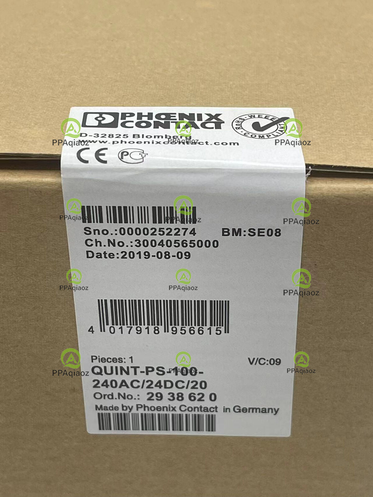 1Pcs PHOENIX Contact 2938620 QUINT-PS-100-240AC/24DC/20 Fast Delivery - PHOENIX