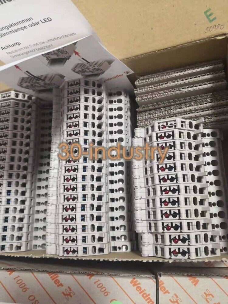 10x Weidmuller Wiring Terminal 1616410000 ZSI 2.5/LD 250AC - WEIDMULLER