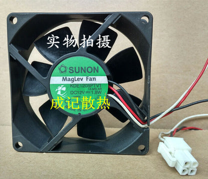 1pcs SUNON KDE1208PTV1 13.MS.AR.GN DC12V 1.8W cooling fan