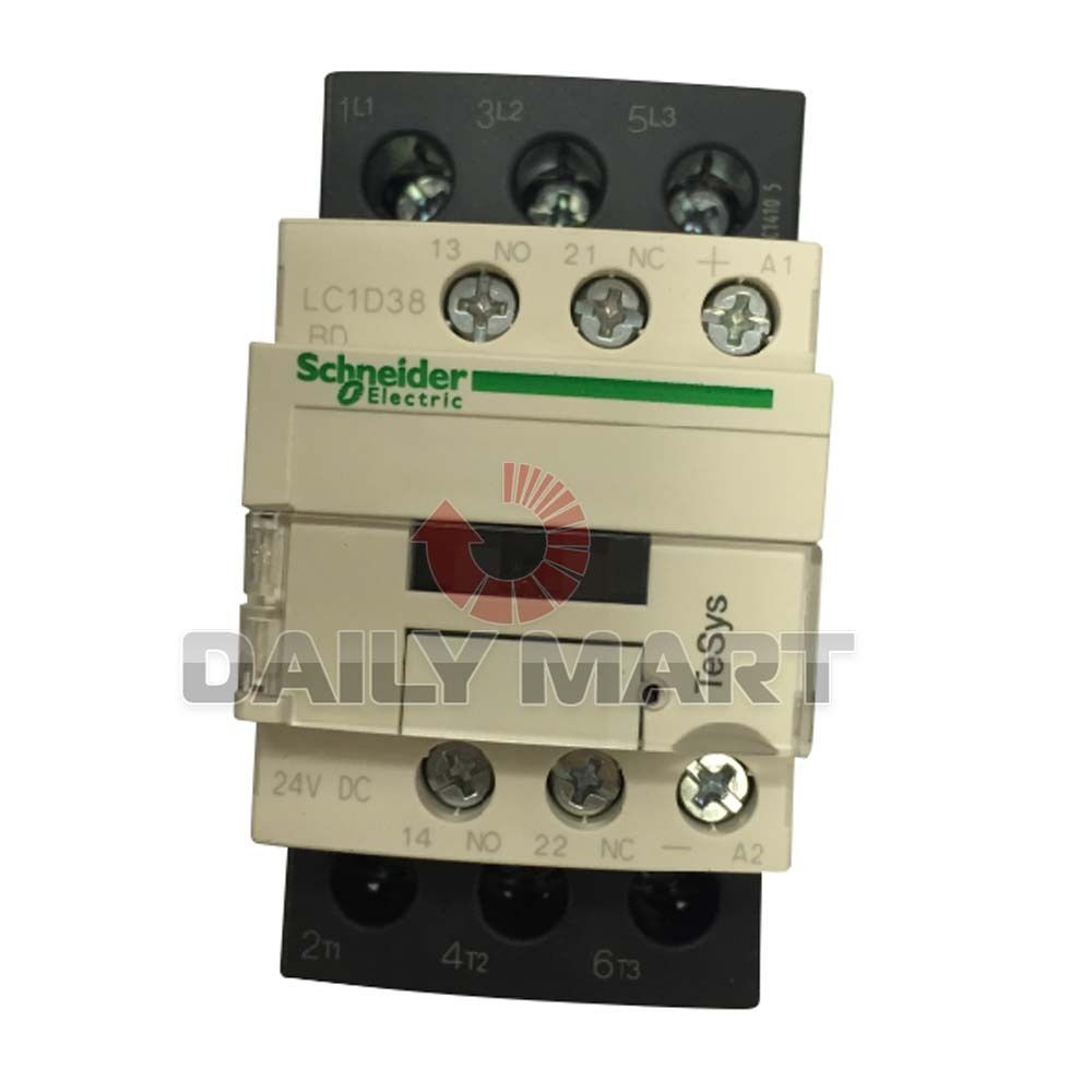 new SCHNEIDER LC1D38BDC LC1-D38BDC DC CONTACTOR TESYS D 38A DC 24V PLC MODULE