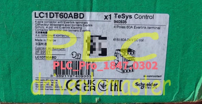 1PCS Schneider LC1DT60ABD Contactor LC1DT60ABD 24VDC Fast delivery #D