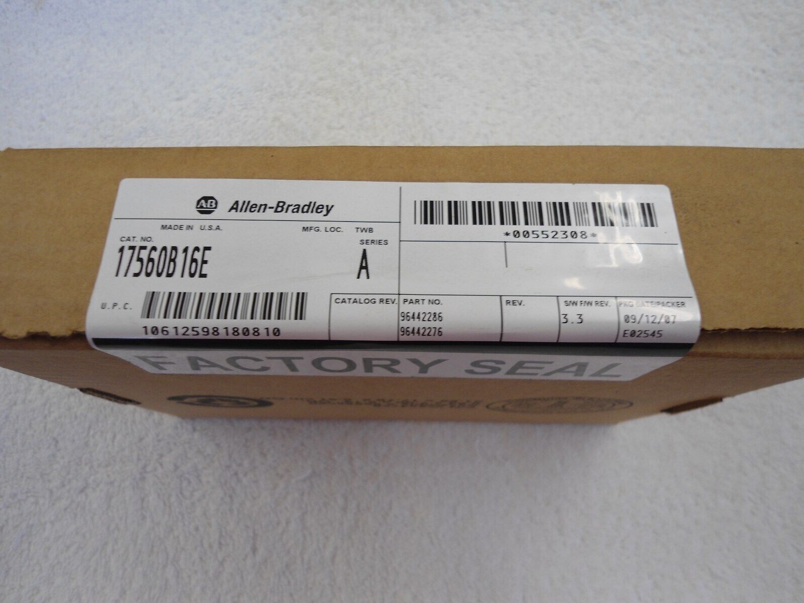 5069-L340ERP CompactLogix Motion Controller 5069-L340ERP New - COMPACTLOGIX