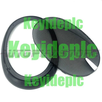 2pcs Speaker Grill Cover Car Audio Decorative Circle Metal Mesh Grille #ke