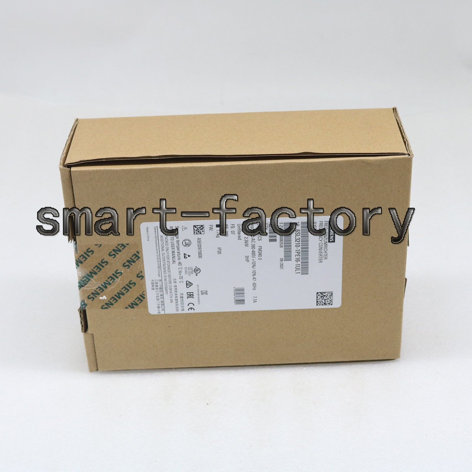 new 1PCS  Siemens 6SL32101PE161UL1 6SL3210-1PE16-1UL1 one year Siemens