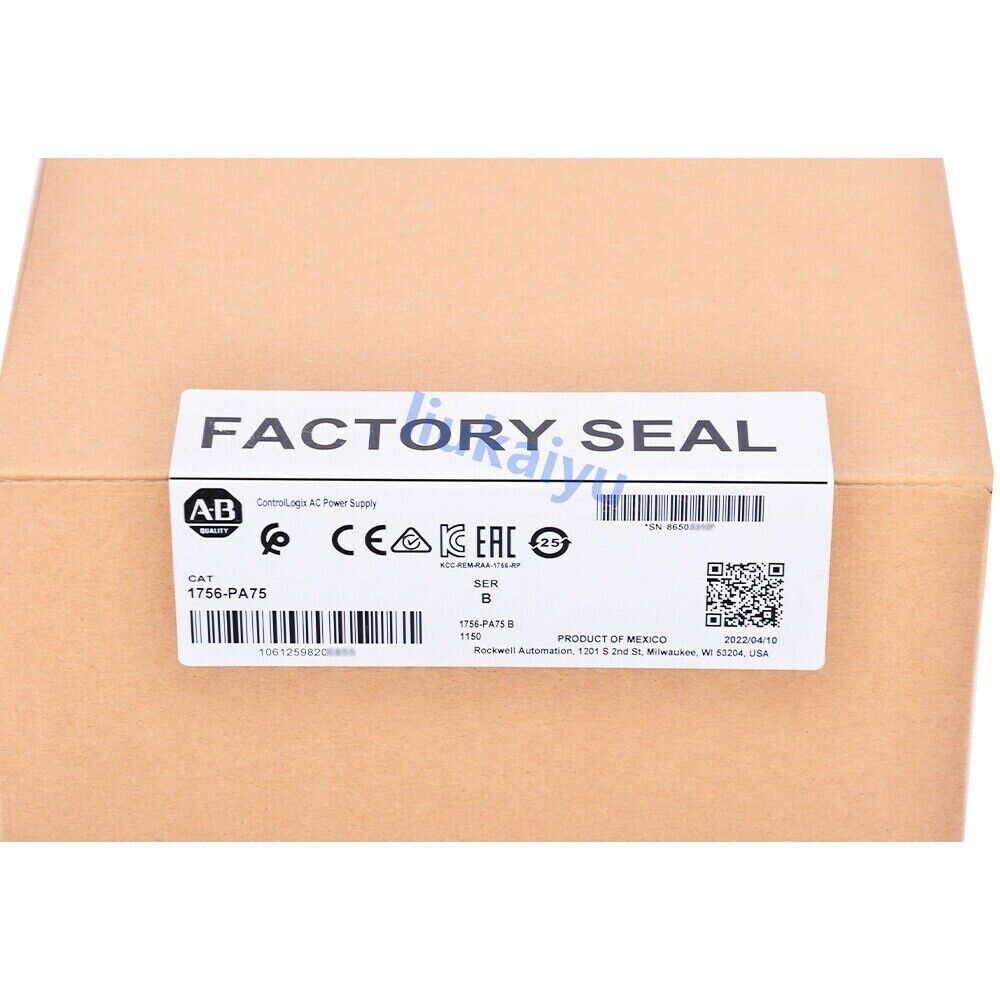 Allen-Bradley ControlLogix AC Power Supply AB 1756-PA75 - ALLEN-BRADLEY