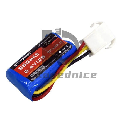 1x for RC Car Speed Boat 6.4V 2S 650mAh LiFePO Battery EL4.5-3P female P-TO-R