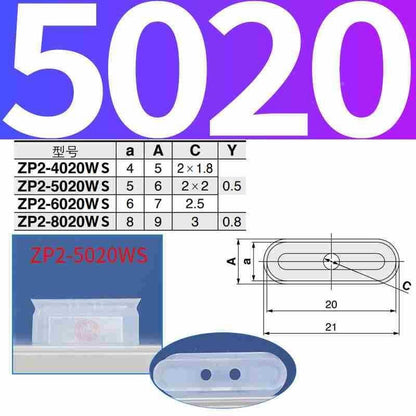 10PC replaces rectangular elliptical suction cup ZP2-T6020WN-B5 ZP2-T8020WS-A5 P